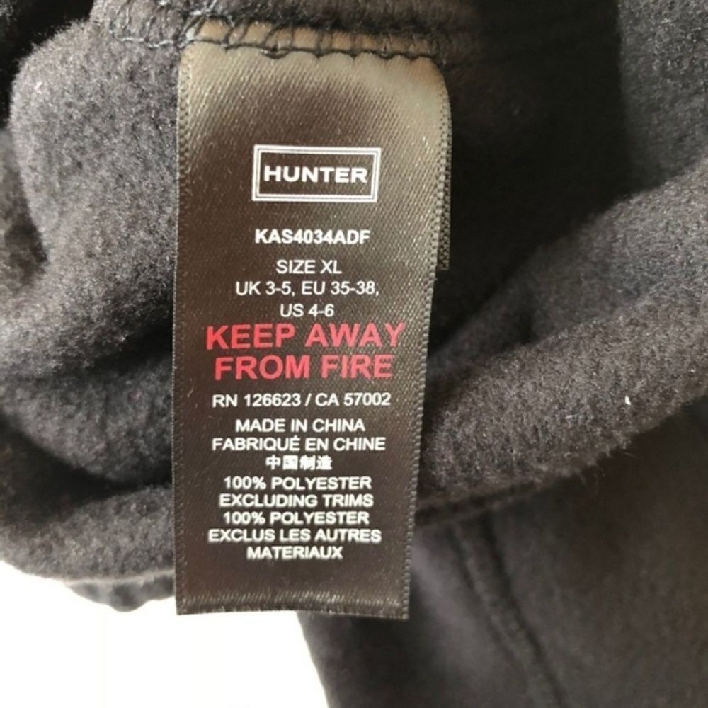 Hunter Kids Boot Welly Fleece Socks Moon XL - Picture 3 of 5